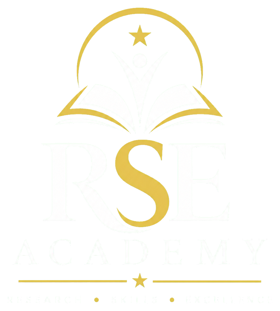 rse academy header logo light gold white header